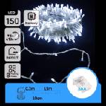 Aigostar - Външен LED гирлянд 150xLED/8 режима 15, 3m IP44 студено бяло (AI1370)