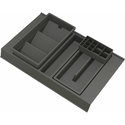 GOLLINUCCI Koupelnový organizér s příslušenstvím 450mm 308x422x90mm antracit (GOLLINUCCI Koupelnový organizér s příslušenstvím 450mm 308x422x90mm antracit)