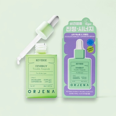ORJENA Reverse Synergy Trouble Ampoule - hojivá pleťová ampule na problematickou pleť, 30ml