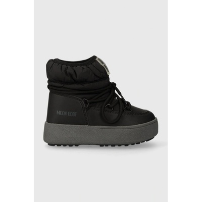Moon Boot JTRACK LOW NYLON WP detské snehule čierna