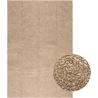 vidaXL Килим "ZIZUR", 140x200 см, визия юта, за закрито и открито (364840)