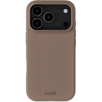 Holdit Калъф Holdit - Silicone, iPhone 17 Pro Max, Mocha Brown (7330985168222)