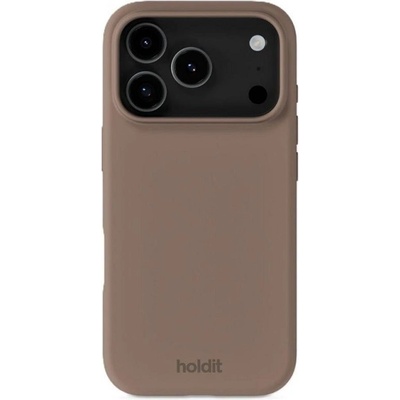 Holdit Калъф Holdit - Silicone, iPhone 17 Pro Max, Mocha Brown (7330985168222)
