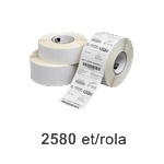 Zebra Самозалепващи етикетни ролки Zebra Z-Select 2000T 102x25mm, 2580 ет. / ролка (800274-105)