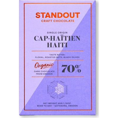 Standout Chocolate 70% Cap-Haitien Haiti 50 g