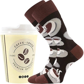 Lonka COFFEE SOCKS veselé ponožky vzor 03