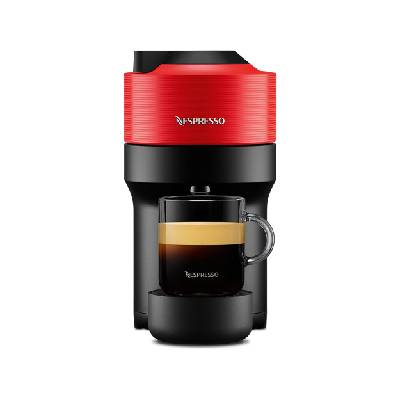 Кафемашина с капсули Nespresso - Vertuo Pop, GCV2-EUWHNE-S, 0.6 l, Spicy Red (GCV2-EURENE-S)