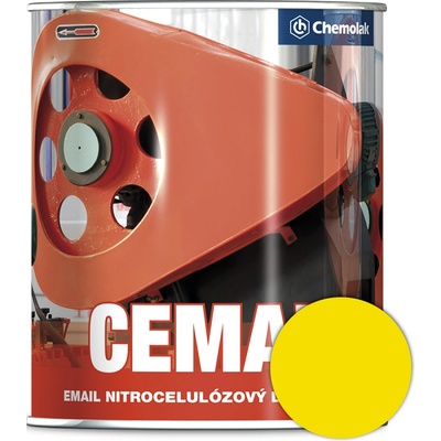 Chemolak C 2001 CEMAL Nitrocelulózový email 6200 žltá 0,75 L