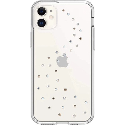 Bling My Thing Milky Way Angel Tears - хибриден удароустойчив кейс с кристали Cваровски за iPhone 11 (прозрачен)