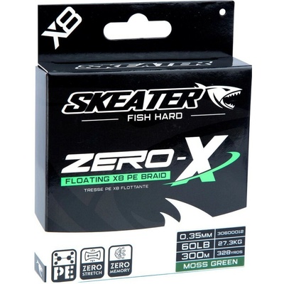 Daiwa Šňůra Tournament 8 Braid EVO Dark Green 300m 0,12mm 8,6kg