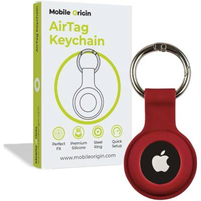 Mobile Origin AirTag klíčenka Červená FRL-ATKC-RED
