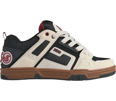 DVS Comanche Silver Grey Black Ruby Wine