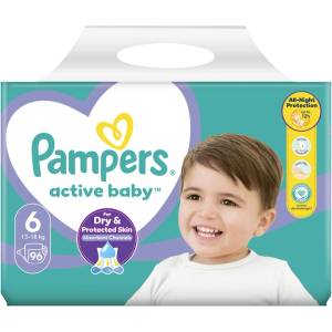 Pampers Active Baby Mega Box пелени 6 - 96 броя