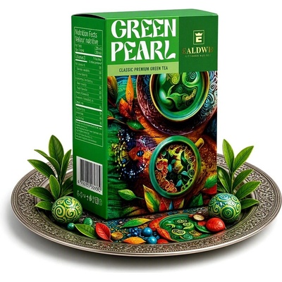 Ealdwin Green Pearl sypaný zelený čaj 100 g