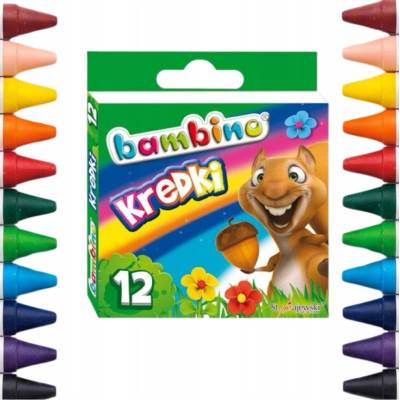 Bambino voskové pastelky 12 ks