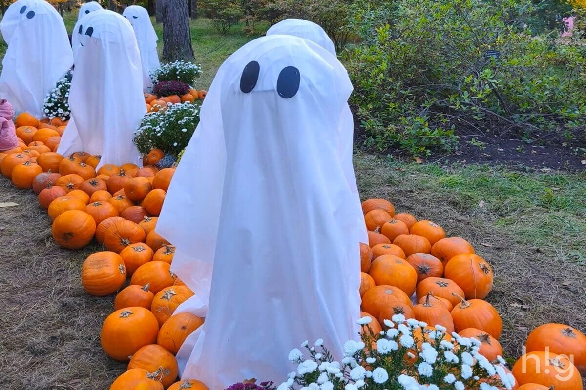 O fantomă – idee de costum de Halloween
