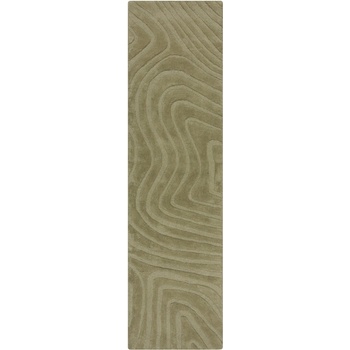 Flair Rugs Каки ръчно изработена вълнена пътека 60x230 cm Mesmerise Sage - Flair Rugs (503119377388)