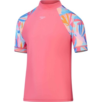 Speedo Тениска с uv защита girls printed sun top