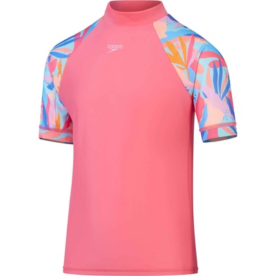 Speedo Тениска с uv защита girls printed sun top