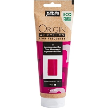 Pébéo Origin АКРИЛНА боя Quinacridone Magenta 120 ml 1 бр (817110)