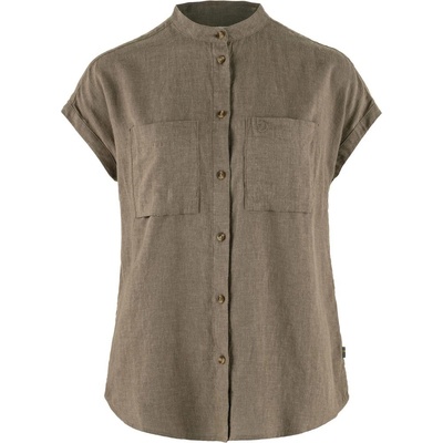 FjÄllrÄven Övik Hemp Shirt SS W Suede Brown