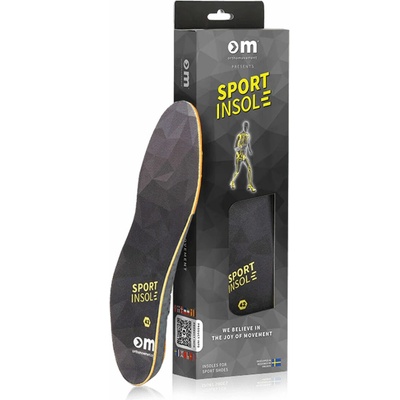 ORTHOMOVEMENT Vložky do obuvi UPGRADE SPORT INSOLE čiernabiela