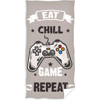 Carbotex Bavlnená osuška 90 x 180 cm Gamer Herné Flow