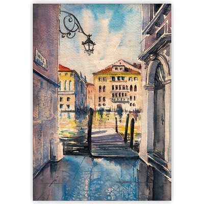 Dřevěný obraz Helma - Aquarelle
