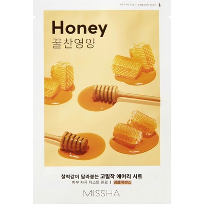 Missha Airy Fit Sheet Mask Honey Textílna maska 19 g