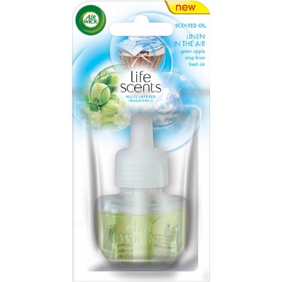Air Wick Essential Oils Tekutá náplň do elektrického prístroja prádlo vo vánku 19 ml