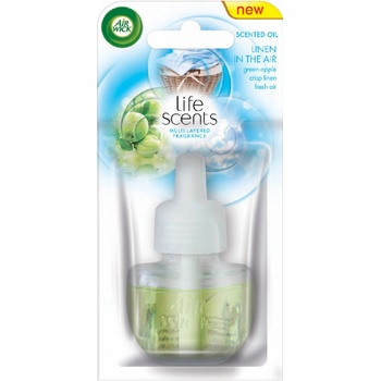 Air Wick Essential Oils Tekutá náplň do elektrického prístroja prádlo vo vánku 19 ml