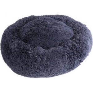 M-PETS TAHITI Soft Cushions - Меко плюшено кръгло легло - тъмно сиво, диаметър 60см, Белгия 10359317