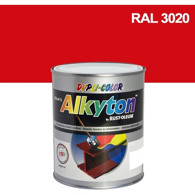 Alkyton hladký lesklý dopravní červená 0,75 l