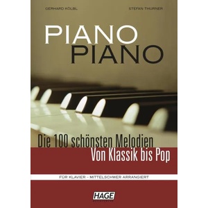Piano Piano, Die 100 schönsten Melodien von Klassik bis Pop - Mittelschwer arrangiert + 3 CDs (2005)