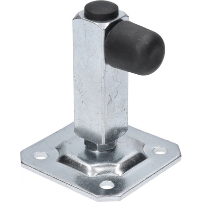 Nastaviteľný doraz posuvných brán, 100x100mm pozinkovaný