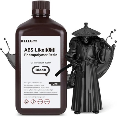 Elegoo ABS-like Resin V3.0 2KG Black 50.103.0147 – Zboží Živě