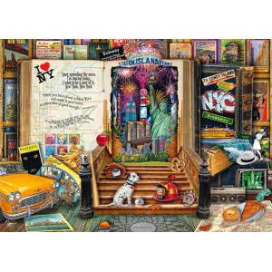 Schmidt Spiele - Puzzle Stewart: Memories of New York - 1 000 piese