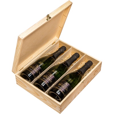 Bouché Champagne suché bílé 1966 12% 3 x 0,75 l (holá láhev)