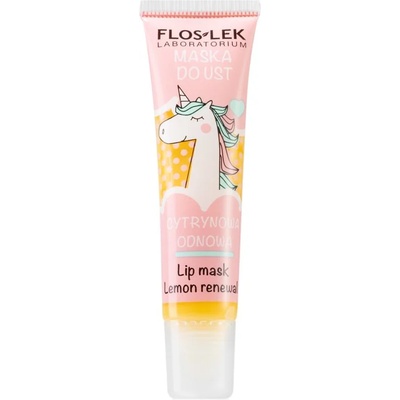 FlosLek Laboratorium Lemon Renewal маска за устни 14 гр