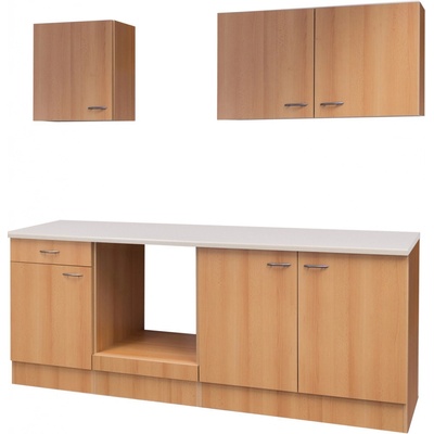 Flex Well Kuchyňa Nano 210 cm/typ 4 bez el.spotrebičov a drezu