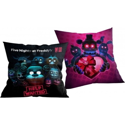 Halantex Obojstranný vankúš Päť nocí u Freddyho Five Nights at Freddy's: VR Help Wanted 40x40