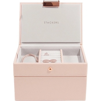 Stackers Малка кутия за бижута на две нива Stackers Бела (73897)