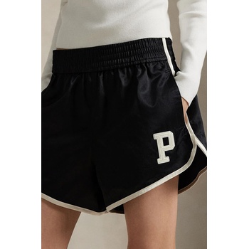 Ralph Lauren Къс панталон Polo Ralph Lauren в черно с изчистен дизайн със стандартна талия 211970986 (211970986)
