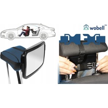 Wobell zrcátko pro pozorování dítěte 30 cm x 19 cm černé