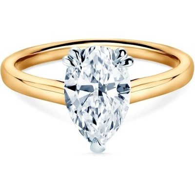 Savicki Zásnubný prsteň dvojfarebné zlato laboratórny diamant SAVR96123 YW LGD 100