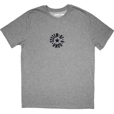 System of a Down Mini Circle Logo Grey M Риза (SOADTS26MG02)