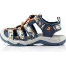 Detské trekové topánky Alpine Pro detské sandále Gaster tmavě modrá