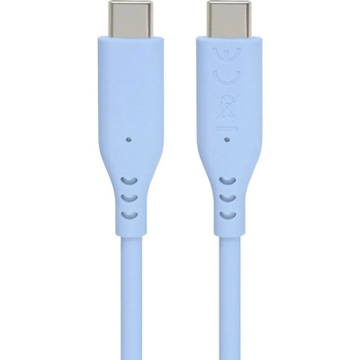 PremiumCord ku31sa15b s konektory USB-C 60W 480Mbps 1,5m modrý