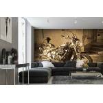 DIMEX ART Самозалепваща се флизелинова фототапета ретро мотоциклет 375 x 250 см