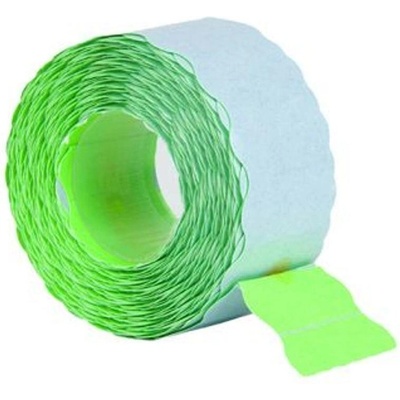 Етикети за маркиращи клещи 26x16 mm 1000 етик. /ролка Зелен н (520202-54)